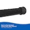 Kenney Mfg Twist & Fit No Tools Spring Tension Shower Curtain Rod, 42-72in, Black KN609L/5V1 - alternate 3